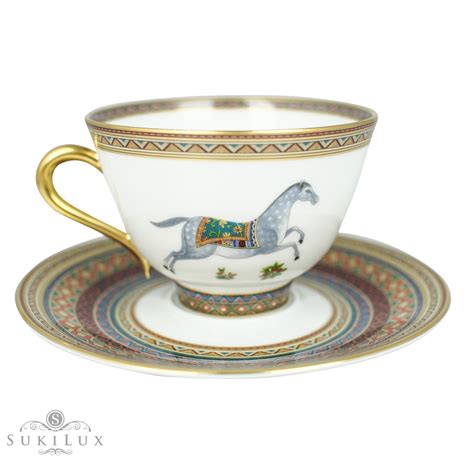 hermes coffee mug set|hermes porcelain tea cups.